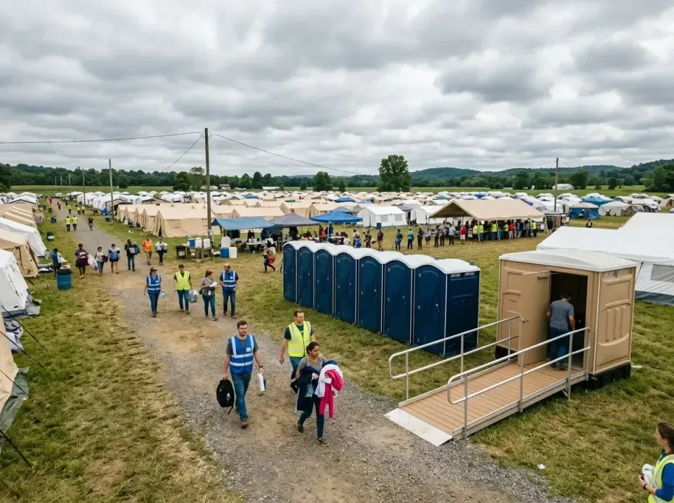 disaster-relief-camp-restrooms-010 — frequently asked questions, Dumpster & Portable Bathrooms Rental in New Eagle, PA